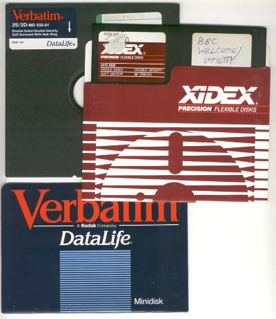 5.25 inch diskettes