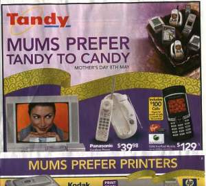 Tandy catalogue: Mums Tandy to Candy