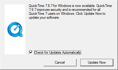 Quicktime out of date